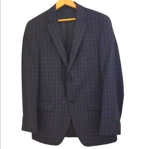 Jones New York Plaid ALL SEASON Wool Blazer Jacket